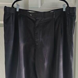 Palm Beach Reflex Mens Dress Pant Cuffed Pleated Button/Zip Closure 44R EUC